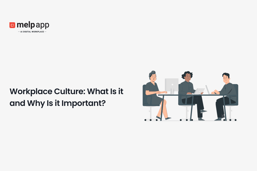 Office team collaborating in a meeting to build a positive and inclusive workplace culture