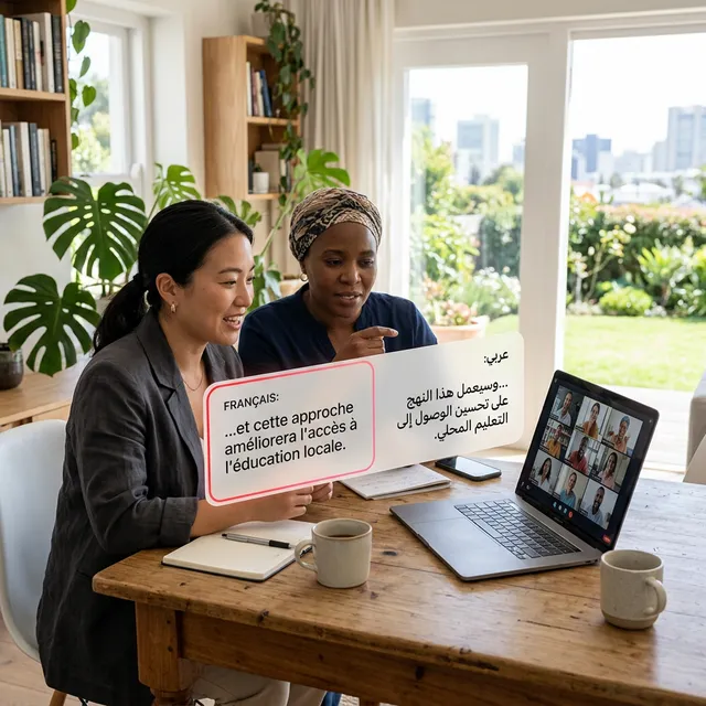 Multilingual collaboration for international non-profit programs